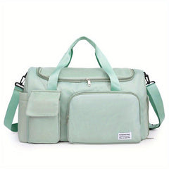Large Capacity Fitness Bag With Shoe Compartment