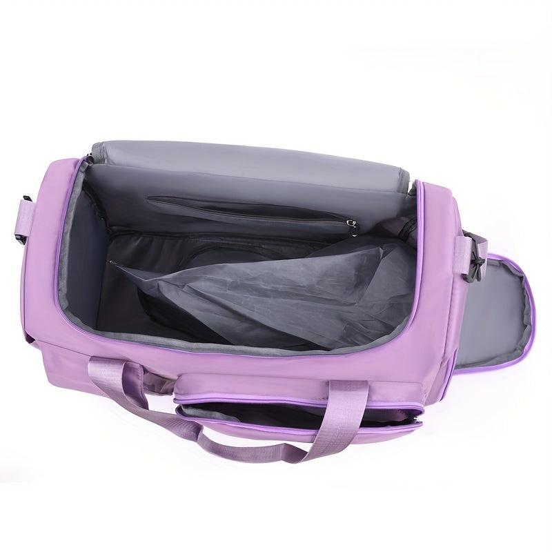 Large Capacity Fitness Bag With Shoe Compartment