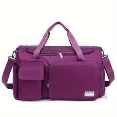 Large Capacity Fitness Bag With Shoe Compartment