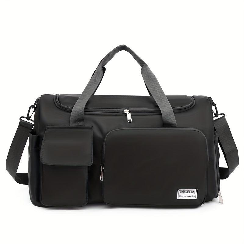 Large Capacity Fitness Bag With Shoe Compartment
