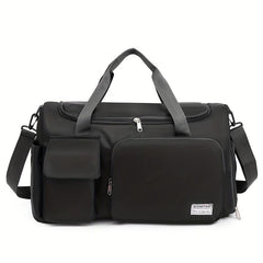 Large Capacity Fitness Bag With Shoe Compartment