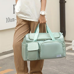 Large Capacity Fitness Bag With Shoe Compartment