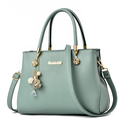 Vintage Satchel Bag PU Leather Shoulder Handbag