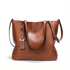 Vintage Large Capacity Tote Bag Retro Top Handle Satchel Bag Women's Handbag