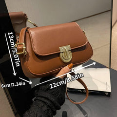 Vintage Crossbody Saddle Bag Retro Handbag & Purse