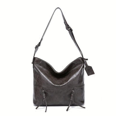 Large Capacity Tote Bag PU Leather Shoulder Bag
