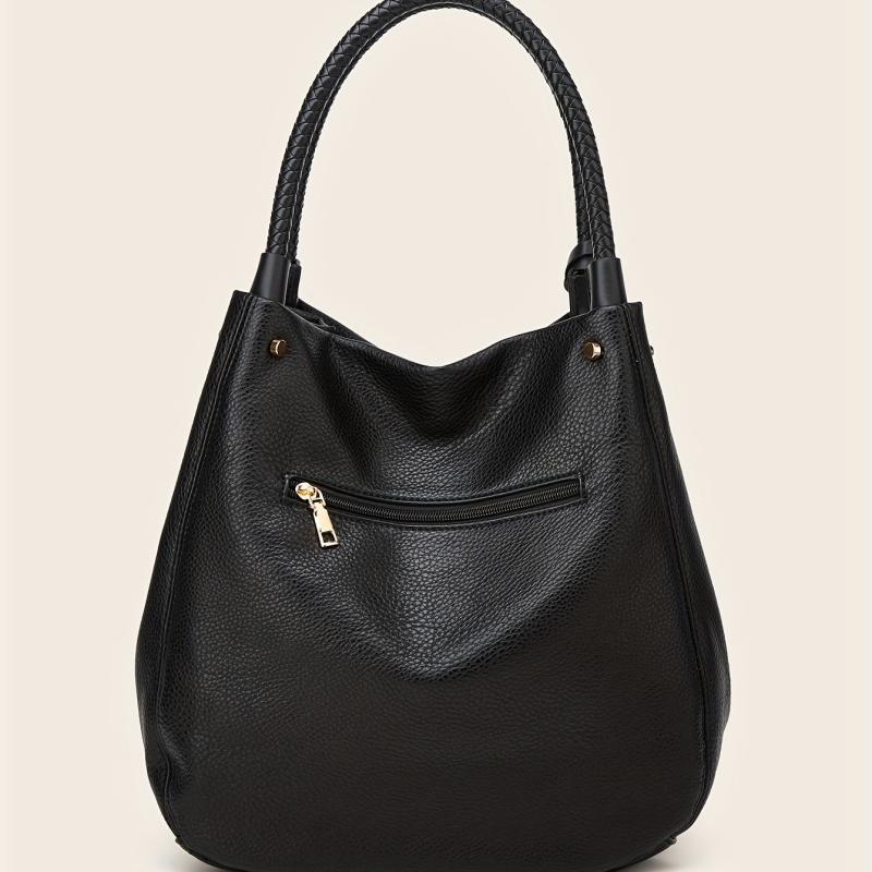 Tassel Top Handle Satchel Large Capacity Tote Bag