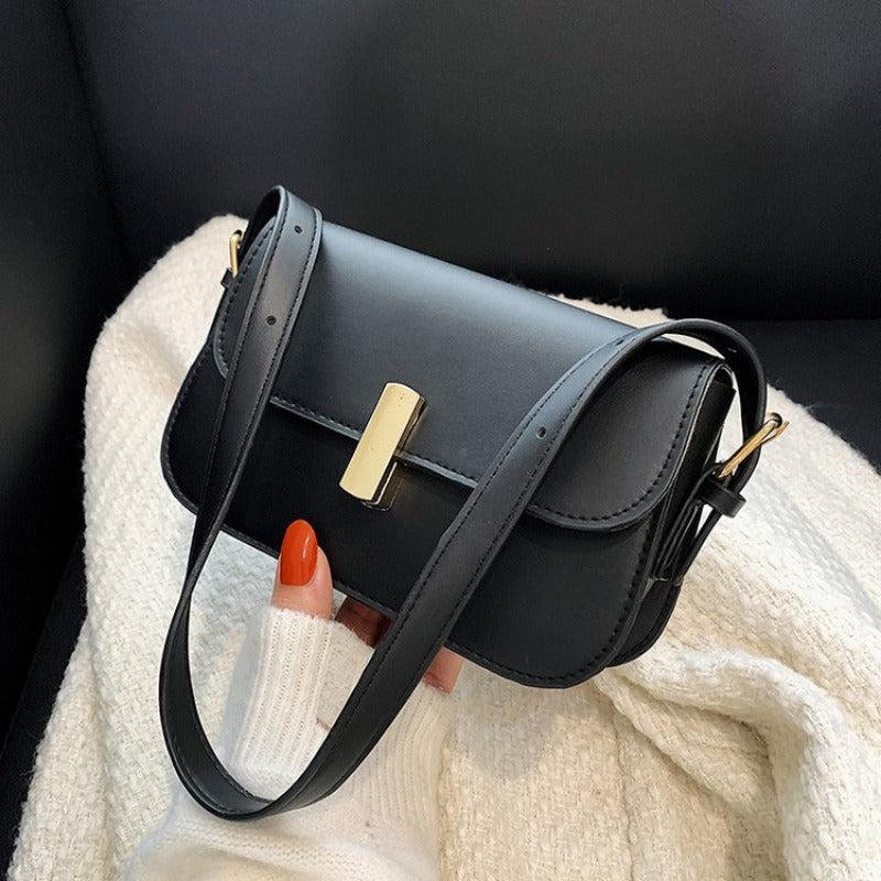 Stylish Solid Square Shoulder Bag