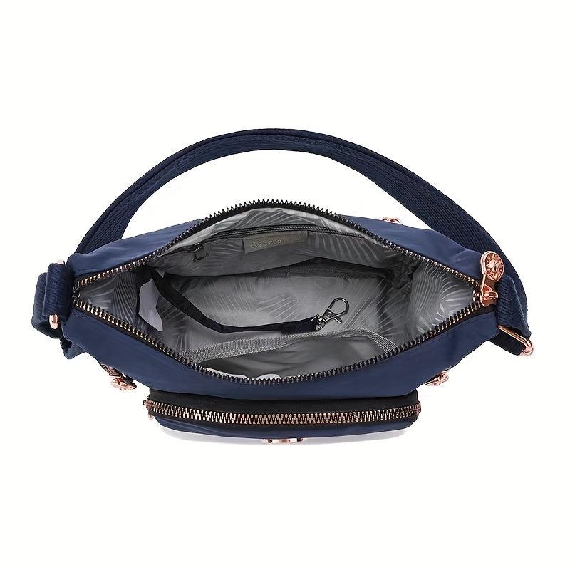 Casual Nylon Crossbody Bag Pocket Shoulder Bag for Women