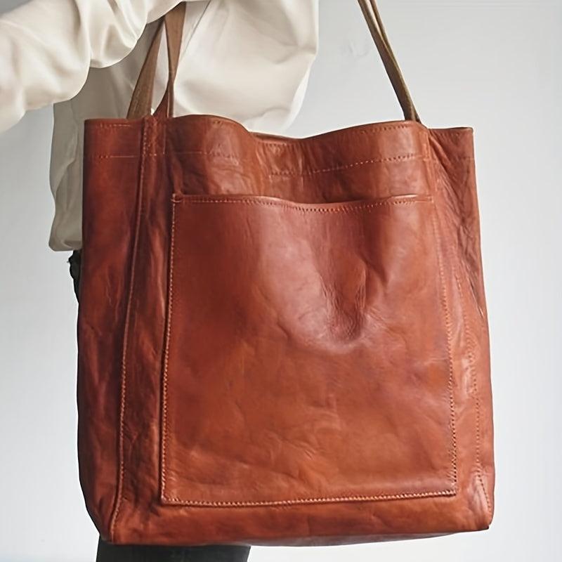 Vintage Large Capacity Hobo Bag Retro Satchel Tote Handbag