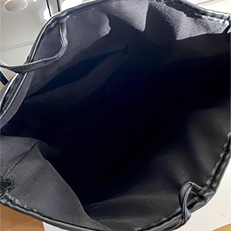 Argyle Quilted Bucket Bag Women's Large Capacity Shoulder Bag Tote