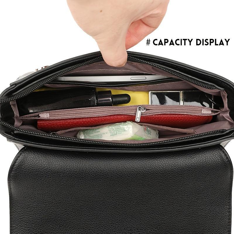 Classic Crossbody Bag Women's PU Handbag