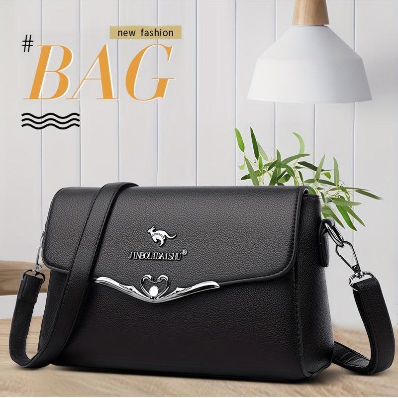 Classic Crossbody Bag Women's PU Handbag