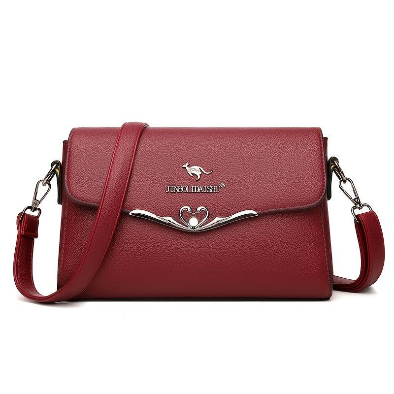 Classic Crossbody Bag Women's PU Handbag