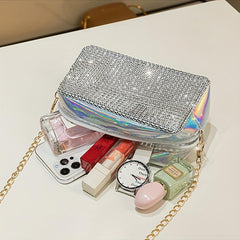 Rhinestone Crossbody Bag Glitter Shoulder Handbag Purse