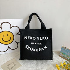 Vintage Canvas Crossbody Bag Large Capacity Tote Bag Casual Handbag
