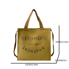 Vintage Canvas Crossbody Bag Large Capacity Tote Bag Casual Handbag