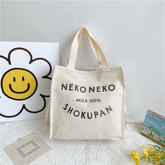 Vintage Canvas Crossbody Bag Large Capacity Tote Bag Casual Handbag