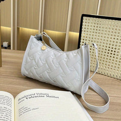Love Embroidered Baguette Bag Underarm Shoulder Bag