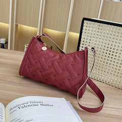 Love Embroidered Baguette Bag Underarm Shoulder Bag