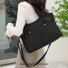 Canvas Crossbody Bag Vintage Shoulder Satchel Bag