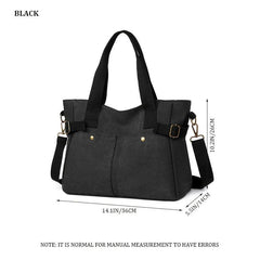 Canvas Crossbody Bag Vintage Shoulder Satchel Bag
