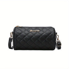 Argyle Quilted Bucket Bag Small Crossbody Purse