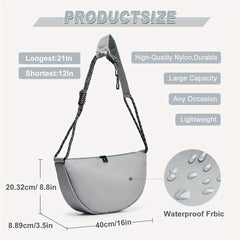 Large Capacity Nylon Crossbody Bag for Outdoor