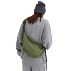 Large Capacity Nylon Crossbody Bag for Outdoor