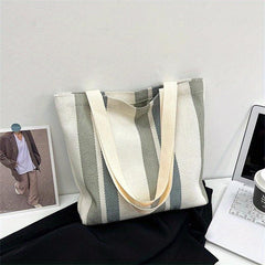 Fashionable Striped Pattern Shoulder Bag