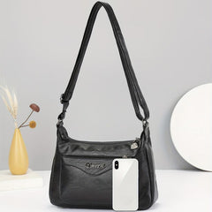Classic Zipper Hobo Shoulder Bag for Women
