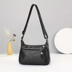 Classic Zipper Hobo Shoulder Bag for Women