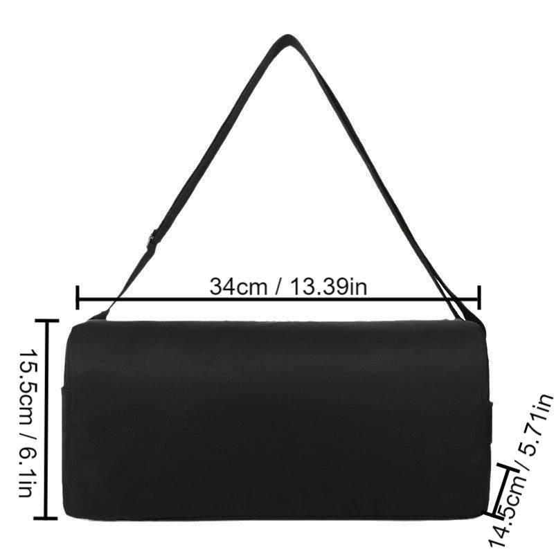 Nylon Crossbody Bag Sports Fitness Gym Bag Weekender Overnight Bag