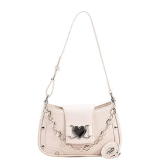 Y2K Shoulder Bag Rivet Underarm Bag Women's Casual Punk Handbag & Purse