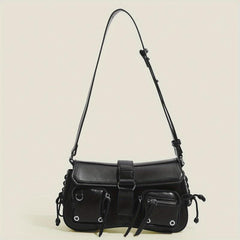 Grunge Y2K Underarm Baguette Bag Hippie Shoulder Bag Handbag