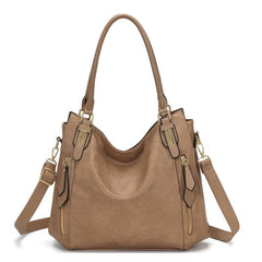 Vintage Large Capacity Hobo Bag Top Handle Satchel Tote