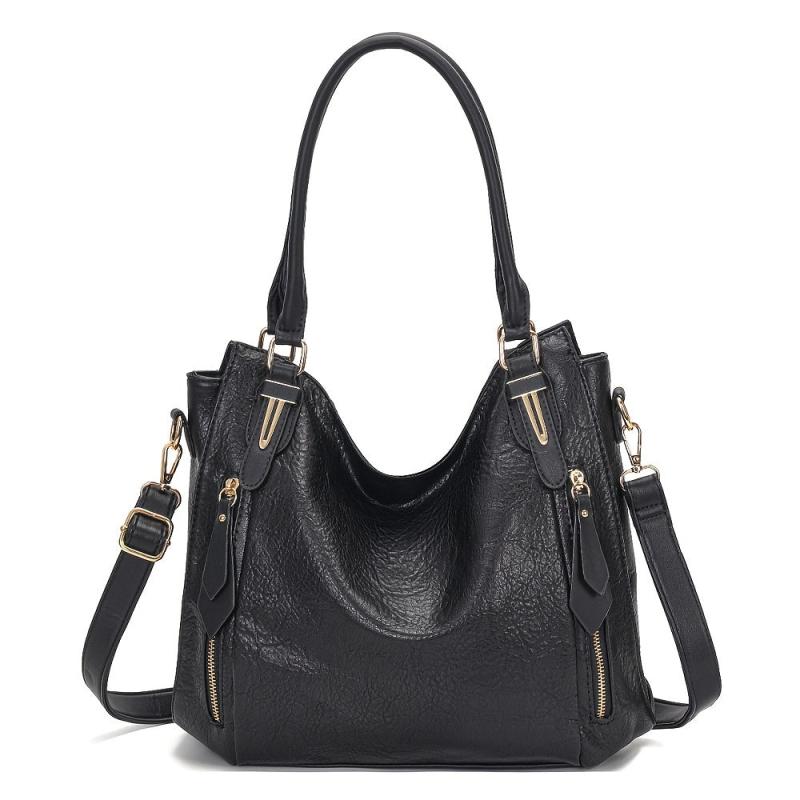 Vintage Large Capacity Hobo Bag Top Handle Satchel Tote
