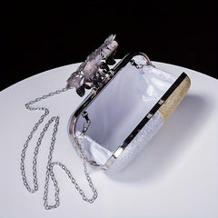 Glitter Rhinestone Evening Bag Dinner Clutch Purse Formal Banquet Handbag