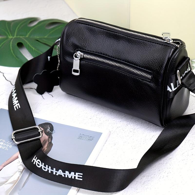 Stylish Shoulder Bag with Wide Strap for Women