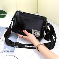 Stylish Shoulder Bag with Wide Strap for Women