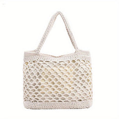 Boho Style Woven Tote Bag for Travel