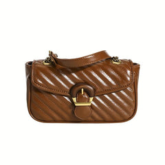 Vintage Quilted Crossbody Bag Chain Shoulder Bag