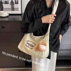 Vintage Canvas Crossbody Hobo Bag Women's Shoulder Handbag