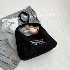 Vintage Canvas Crossbody Hobo Bag Women's Shoulder Handbag