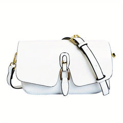 Retro Style Crossbody Bag Vegan Leather Shoulder Bag