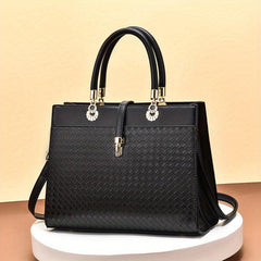 Women's Woven Crossbody Bag for Office Work