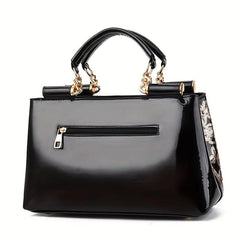 Sequins Decor Tote Bag Classic Satchel Bag Shoulder Bag
