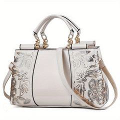 Sequins Decor Tote Bag Classic Satchel Bag Shoulder Bag