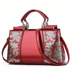 Sequins Decor Tote Bag Classic Satchel Bag Shoulder Bag