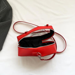 Horror Coffin Shaped Crossbody Bag Retro Handbag & Shoulder Purse